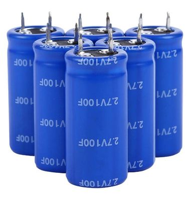 Lang fahren Sie gute ultra niedrige Temperatur-Eigenschaften des Leben-100f 2,7 V Supercapacitor rad