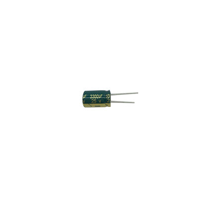 3300UF 25V Miniatur-Industriealuminium-Elektrolytkondensatoren