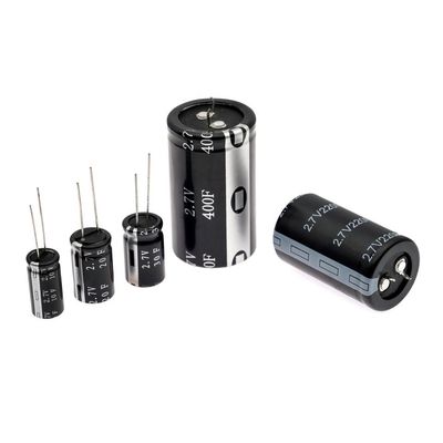 Hohe Temperatur Supercapacitor Ultracapacitor 1F~400F 2.7V zylinderförmig