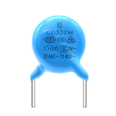 Zivil-332M 400VAC Y1 Sicherheits-Kondensator-Hochfrequenzverlust