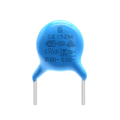 Langer Nutzungsdauer-kleiner keramischer Kondensator 152M 300VAC für Antennen-Koppelung/Reserveversorgungsventil