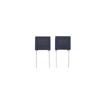 Grauer metallisierter Polypropylenfilmkondensator 100% Test0.00022uF~3.9uF Durch Lochinstallation