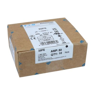 Eaton-Bussmann-Serie Hochgeschwindigkeits-Britsche Standard BS88 Sicherung 50FE
