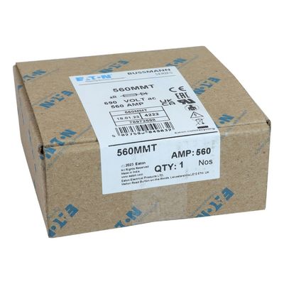 Eaton-Bussmann-Serie Hochgeschwindigkeits-Britische Norm 560A BS88 Sicherung 560MMT