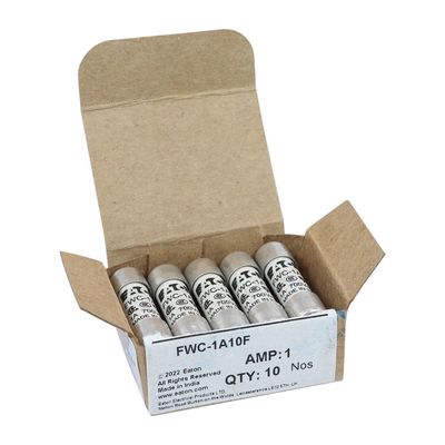 Ausgezeichnete Radfahrfähigkeit und Leistung Cramic Sicherung Eaton Bussmann 10 X 38 mm Ferrule Sicherung FWC-1A10F
