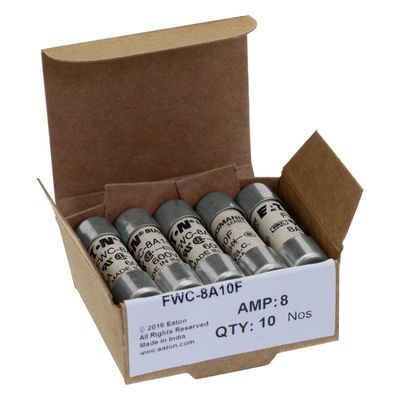Ausgezeichnete Fahrradfähigkeit und Leistung Cramic Sicherung Eaton Bussmann 10 X 38 mm Ferrule Sicherung FWC-8A10F
