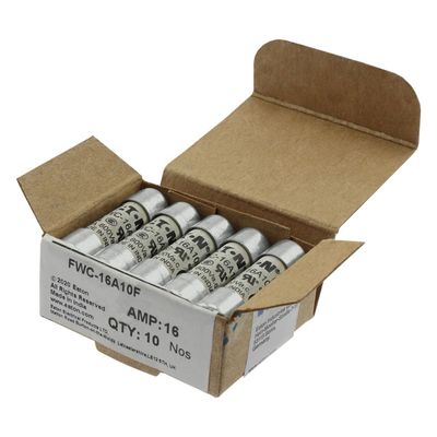 Ausgezeichnete Fahrradfähigkeit und Leistung Cramic Sicherung Eaton Bussmann 10 X 38 mm Ferrule Sicherung FWC-16A10F