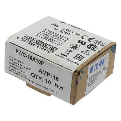 Ausgezeichnete Fahrradfähigkeit und Leistung Cramic Sicherung Eaton Bussmann 10 X 38 mm Ferrule Sicherung FWC-16A10F