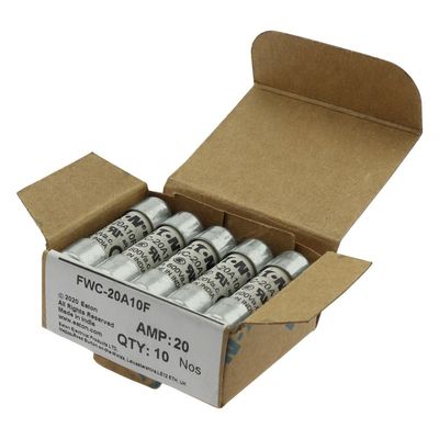 Ausgezeichnete Fahrradfähigkeit und Leistung Cramic Sicherung Eaton Bussmann 10 X 38 mm Ferrule Sicherung FWC-20A10F