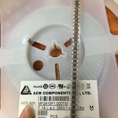 250 V UMF für Wechselstrom Anwendungen: MF2410 AEM Sicherungskomponenten MF2410F2.000TM
