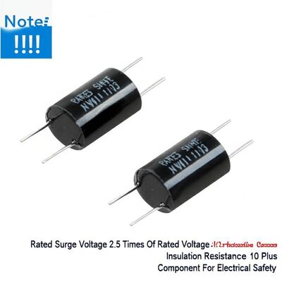 Nennspannung 2,5 Mal Nennspannung X2 Schutzkondensator Isolierungswiderstand 10 Plus Komponente für elektrische Sicherheit