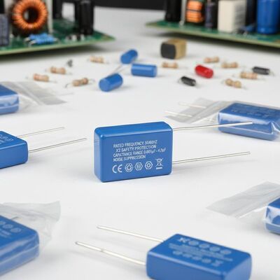 Nennfrequenz 50 60Hz X2 Sicherheitsschutzkondensator Kapazitätsbereich 0 001uF 4 7uF Elektrische Komponente für Geräuschunterdrückungsanwendungen