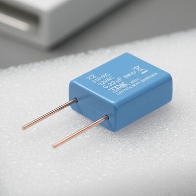 Durch Loch X2 Sicherheitskondensator 310VAC Nennspannung Blei Draht Material Zinnkopfer für die elektrische Geräuschunterdrückung