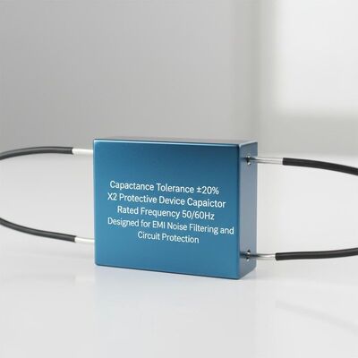 Kapazität Toleranz ±20 Prozent X2 Schutzeinrichtung Kondensator Nennfrequenz 50 60 Hz Konzipiert für EMI-Lärmfilterung und Schaltkreisschutz